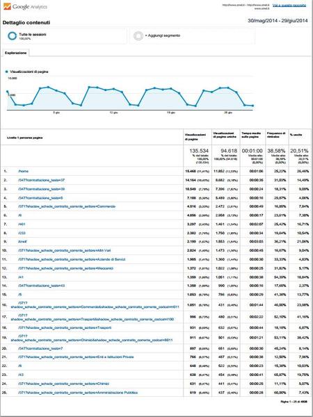 statistiche web